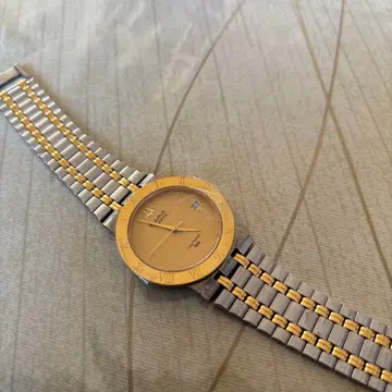 정크제품. 브로바 손목시계 골드 실버 콤비