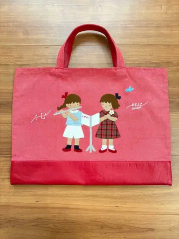 패밀리아 familiar 플루트 데님 백