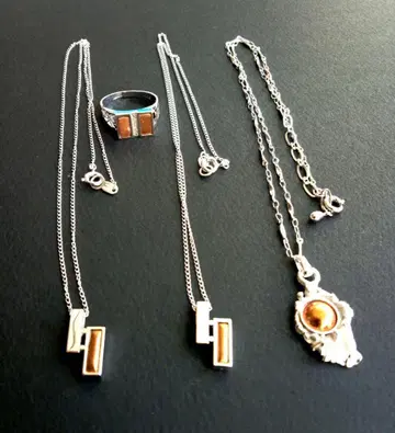 칠보 액세서리 펜던트 4점