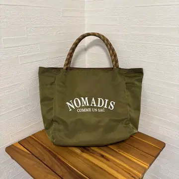 노마디스 미니 토트백 카키