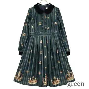 Emily Temple cute Crown 레지멘 원피스