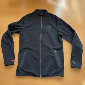 PUMA 페라리 엠블럼 풀 집업 후드티 L 사이즈 블랙