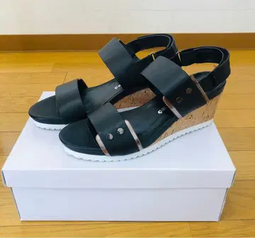 cava cava 사바사바 웨지 샌들