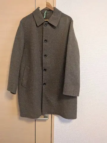 유니클로 브라운 스텐카라 코트 L 사이즈