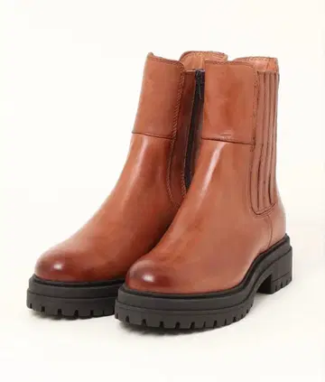 천연 가죽 사이드 고어 부츠