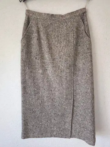 MONDRIAN 미디 스커트 베이지 계열