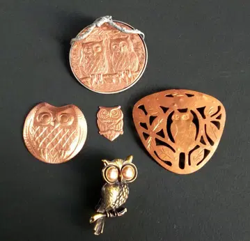 칠보 재료 올빼미 5점