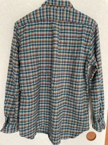 MCGREGOR 체크 무늬 플란넬 셔츠 L 사이즈