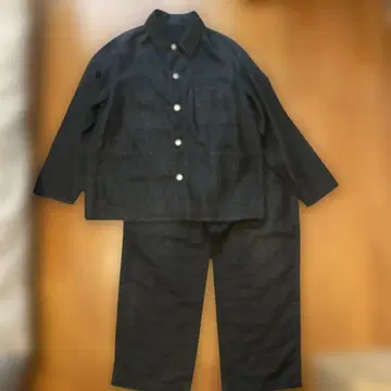 A.PRESSE Vintage Linen Coverall & pants