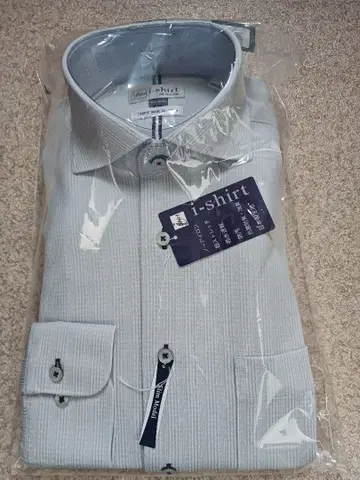 [새상품] 하루야마 i-shirt 긴팔 S 그레이 Slim Model