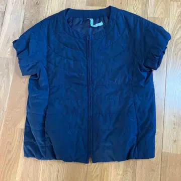 네이비 노카라 자켓 L 충전솜