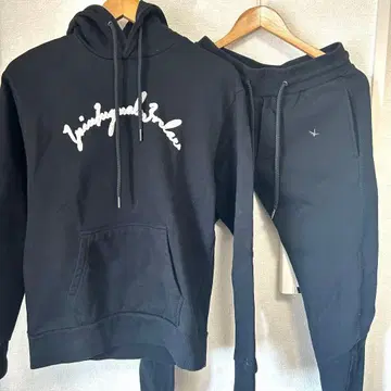 [ 미사용급 ] 1piu1uguale3 후드티 스웨트 팬츠 세트 블랙 s