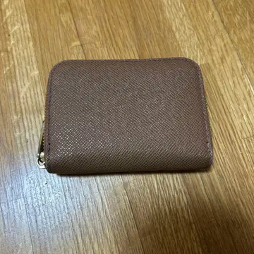브라운 코인 케이스/동전 지갑