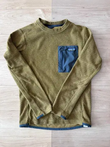 파타고니아 R1 크루넥 플리스 XS 와플 보온 경량