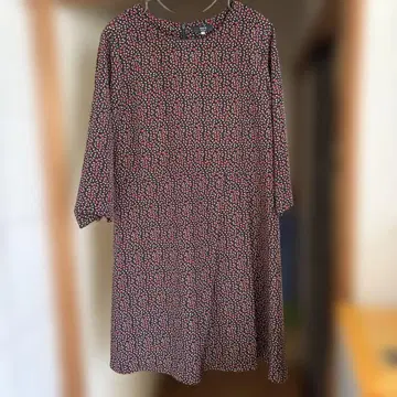 KEITH 꽃무늬 8부 소매 원피스 44