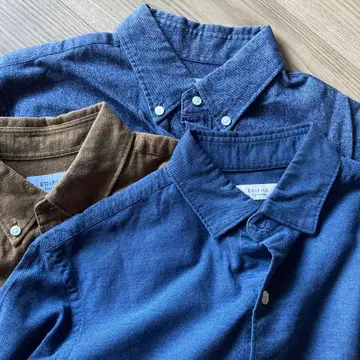 EDIFICE 버튼다운 셔츠 3장 세트