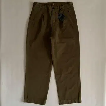 새상품 미사용 OUTIL 우티 치노 팬츠 와이드 팬츠 카키