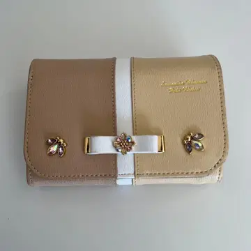 사만다 타바사 접이식 지갑 베이지