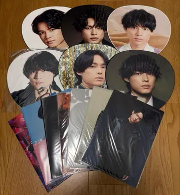 SixTONES 마츠무라 호쿠토 부채 클리어 파일 묶음 판매