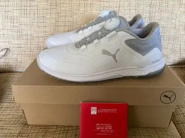 PUMA 골프화 프로 어댑트 알파캣 화이트/그레이