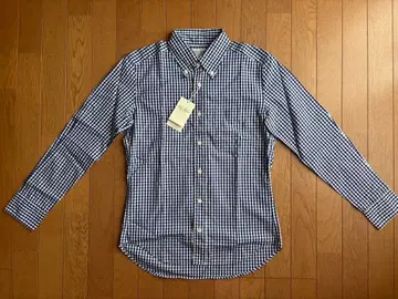 매뉴얼 알파벳 BD 셔츠 체크 네이비 1