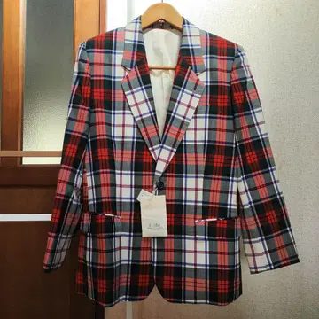 EASTBOY 체크 무늬 테일러드 자켓