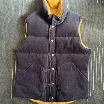 코듀로이 리버서블 베스트 사이즈 M