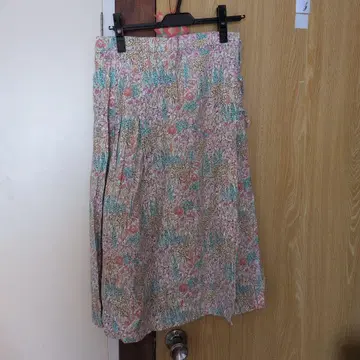 BEAMS BOY 랩 스커트 리버티 패턴 꽃무늬 면 100%