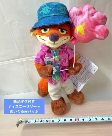 닉 주토피아 디즈니 리조트 인형 배지