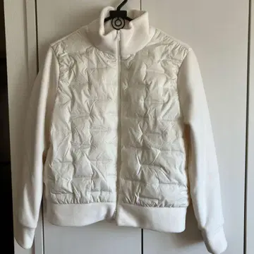 화이트 다운풍 자켓