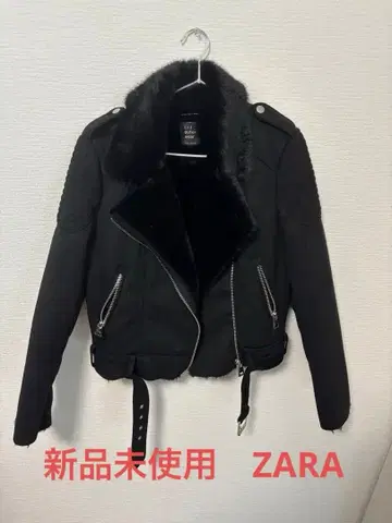ZARA 자라 trf 아우터 웨어 무스탕 라이더 자켓 새상품