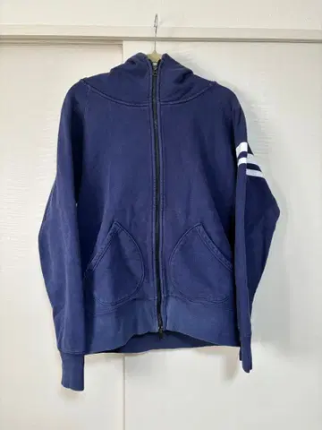 Momotaro Jeans 네이비 후드티 X-LARGE