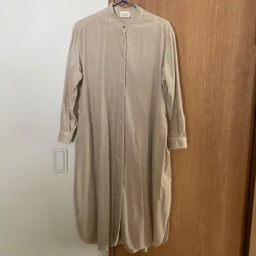 yuni 밴드 카라 셔츠 원피스