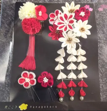 고급 크레이프 원단 머리 장식