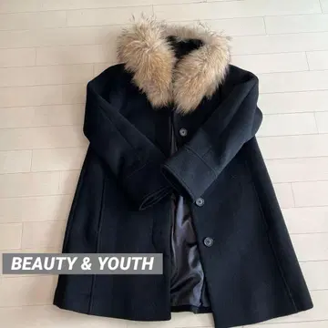 BEAUTY&YOUTH 퍼 코트