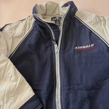 AIRWALK 집업 자켓 L 네이비/베이지