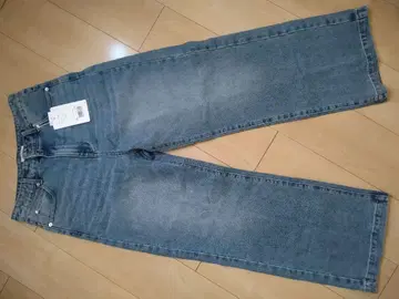 LEPSIM 하이웨스트 루즈 데님 팬츠