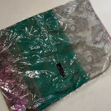 실크 100% 페이즐리 무늬 스톨