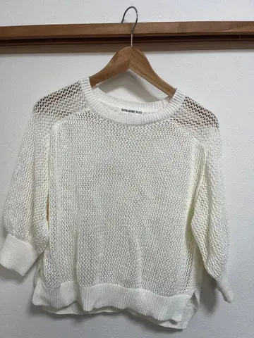 KATHARINE ROSS 화이트 니트 스웨터