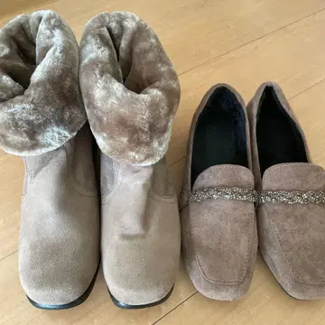 여성 신발 24.5cm LL 부츠 2족 세트 판매