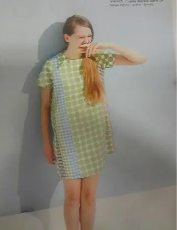 [ norteair ] 노르티에르 북유럽 도트 반팔 미니 원피스 컬러풀