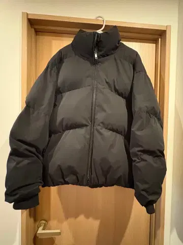 HEAT FIBER DOWN 블랙 다운 자켓