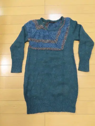 archi 아키 잇시키 사에 니트 원피스 그린