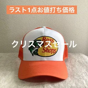 크리스마스 한정 판매! Bass Pro Shops 자수 메쉬 캡 새상품