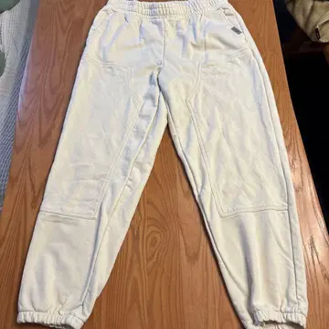 H&M 화이트 조거 팬츠