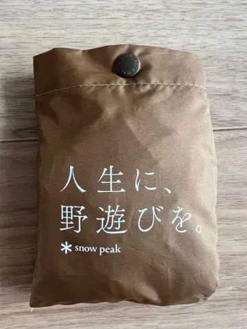 스노우피크 에코백 한정판 하라주쿠점