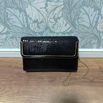 UK 빈티지 메쉬 백 블랙