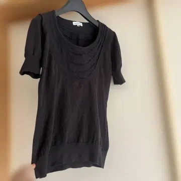 앙 레클 블랙 반팔 니트 38