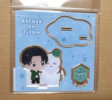 진격의 거인 눈사람 SD 캐릭터 아크릴 스탠드 리바이 미니 캐릭터