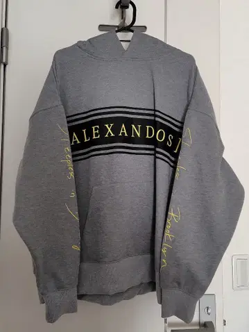 [Alexandros] 드로스 후디 그레이 S 사이즈